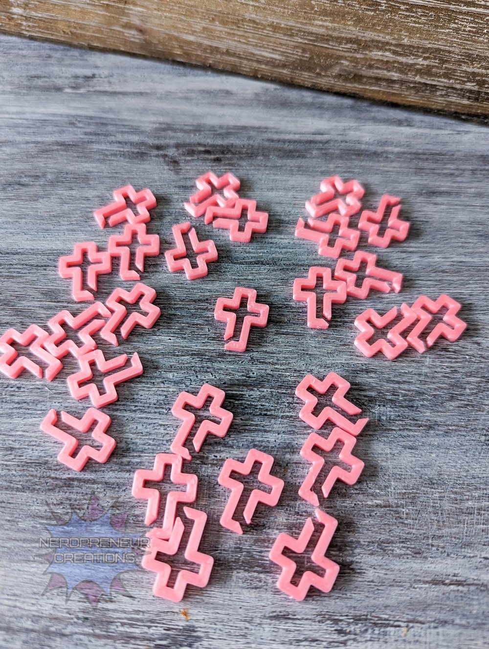Image of 12 Pack Cross Stitch Markers - 3D Printed Progress Keepers for Crochet and Knitting