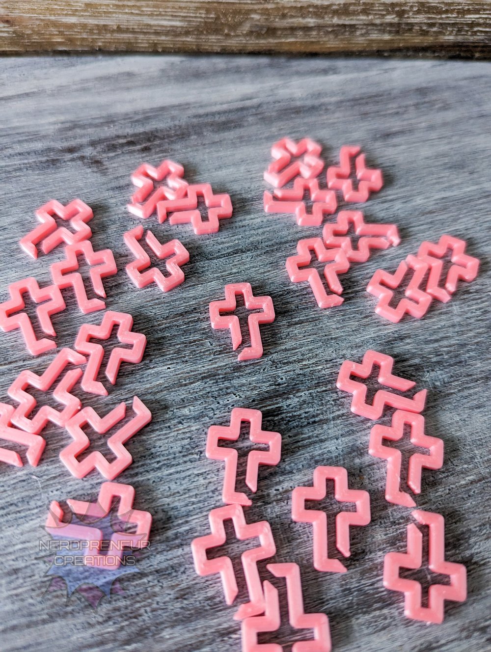 Image of 12 Pack Cross Stitch Markers - 3D Printed Progress Keepers for Crochet and Knitting