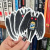 moon pie mothman vinyl sticker