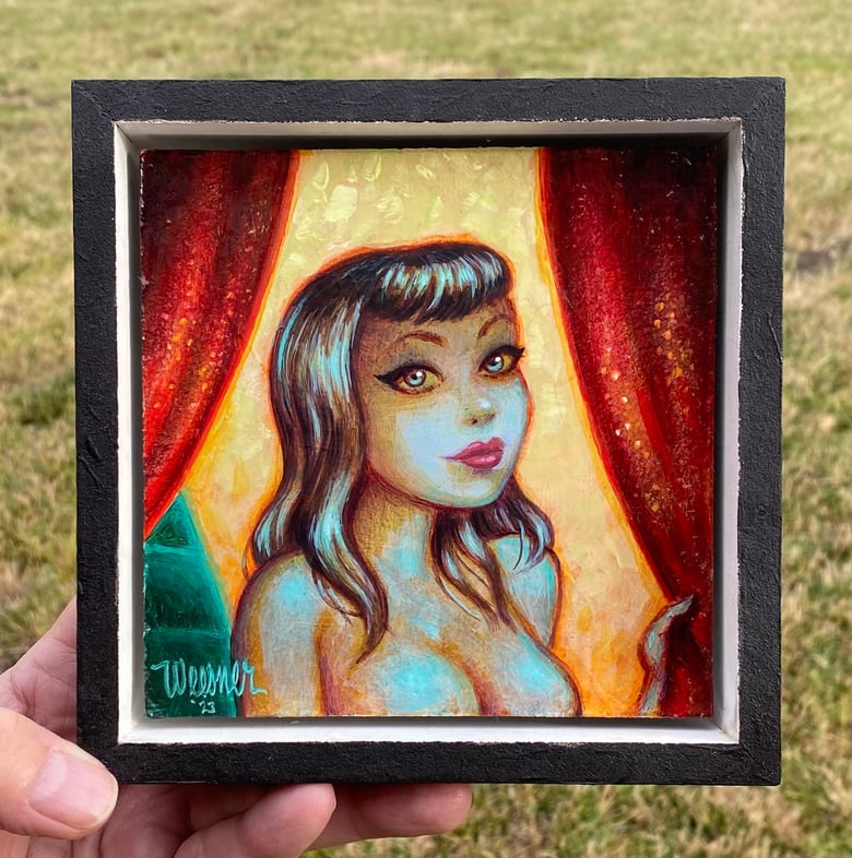 Image of Miss Mischief (original acrylic)