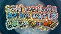 Read More Books… Glitter Sticker 