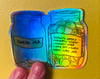 Swear Jar Holographic Sticker