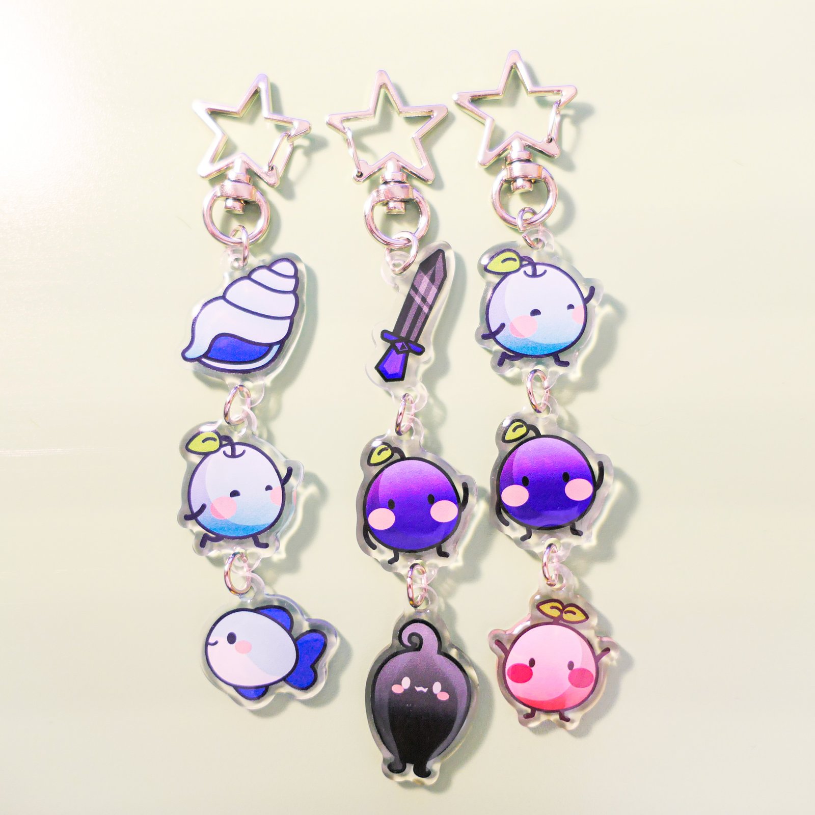 Farmer Linked Keychains | Lee Bee Arts