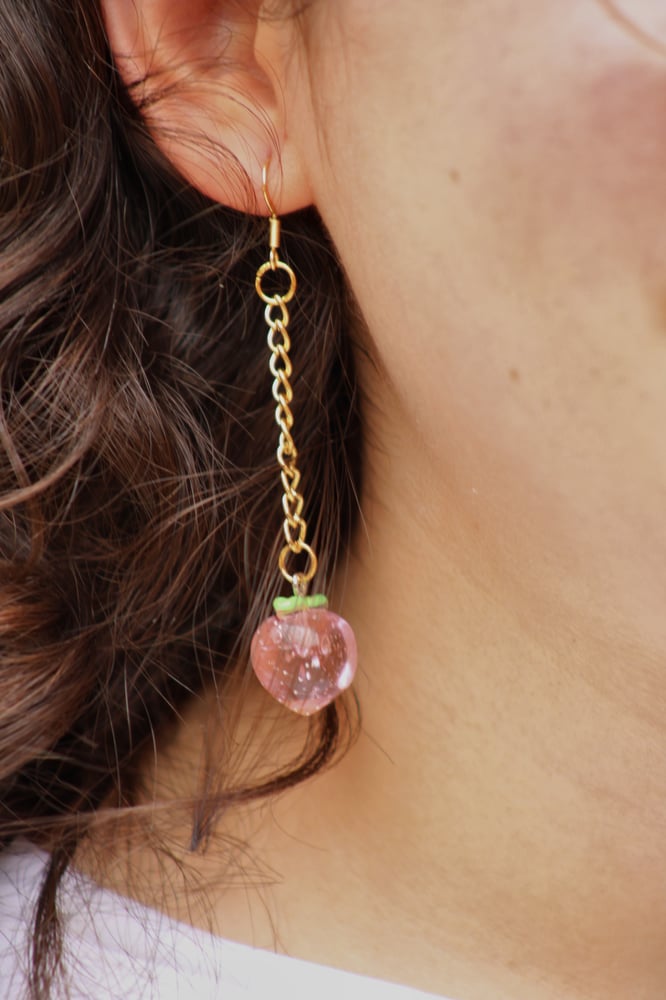 Image of Peach Earrings