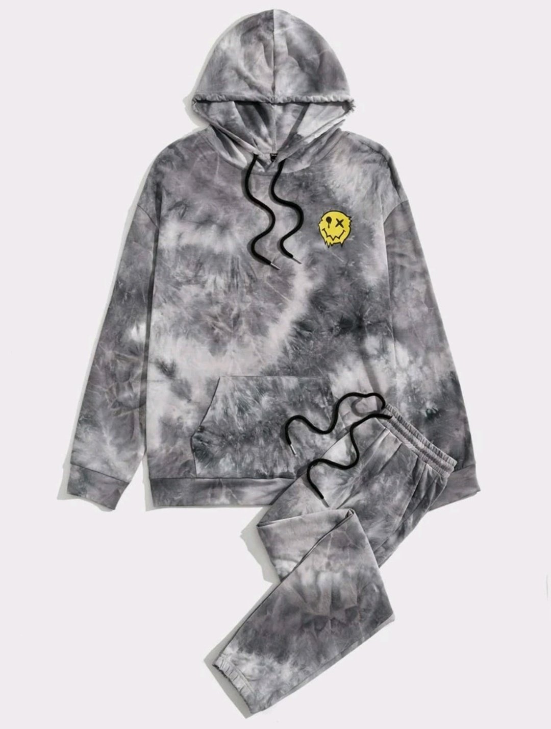 Image of 2pc Tye Dye Trippy Smiley Face 🙃