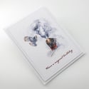 Magical Train Birthday Card - Handmade Greeting Card with Owl Art and Steam Express for Magical Boy
