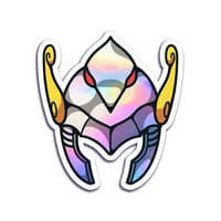 Seiya's Helmet holographic sticker