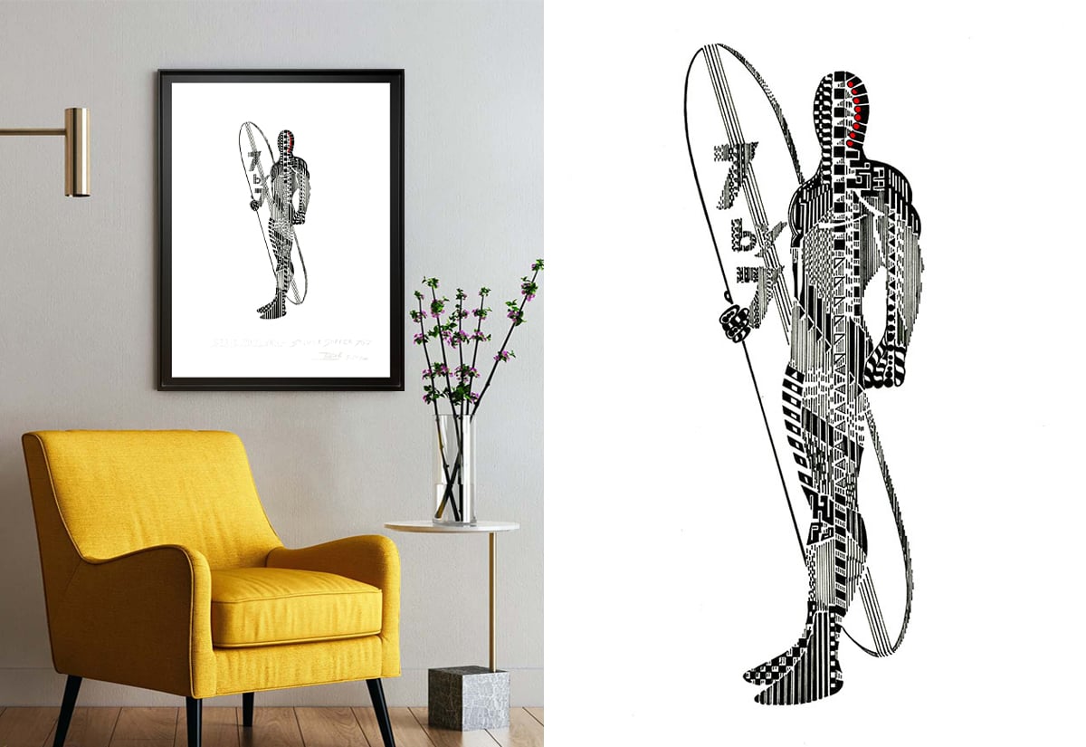 Image of SERIE NUMBERS – SILVER SUFFER 7 BY 7