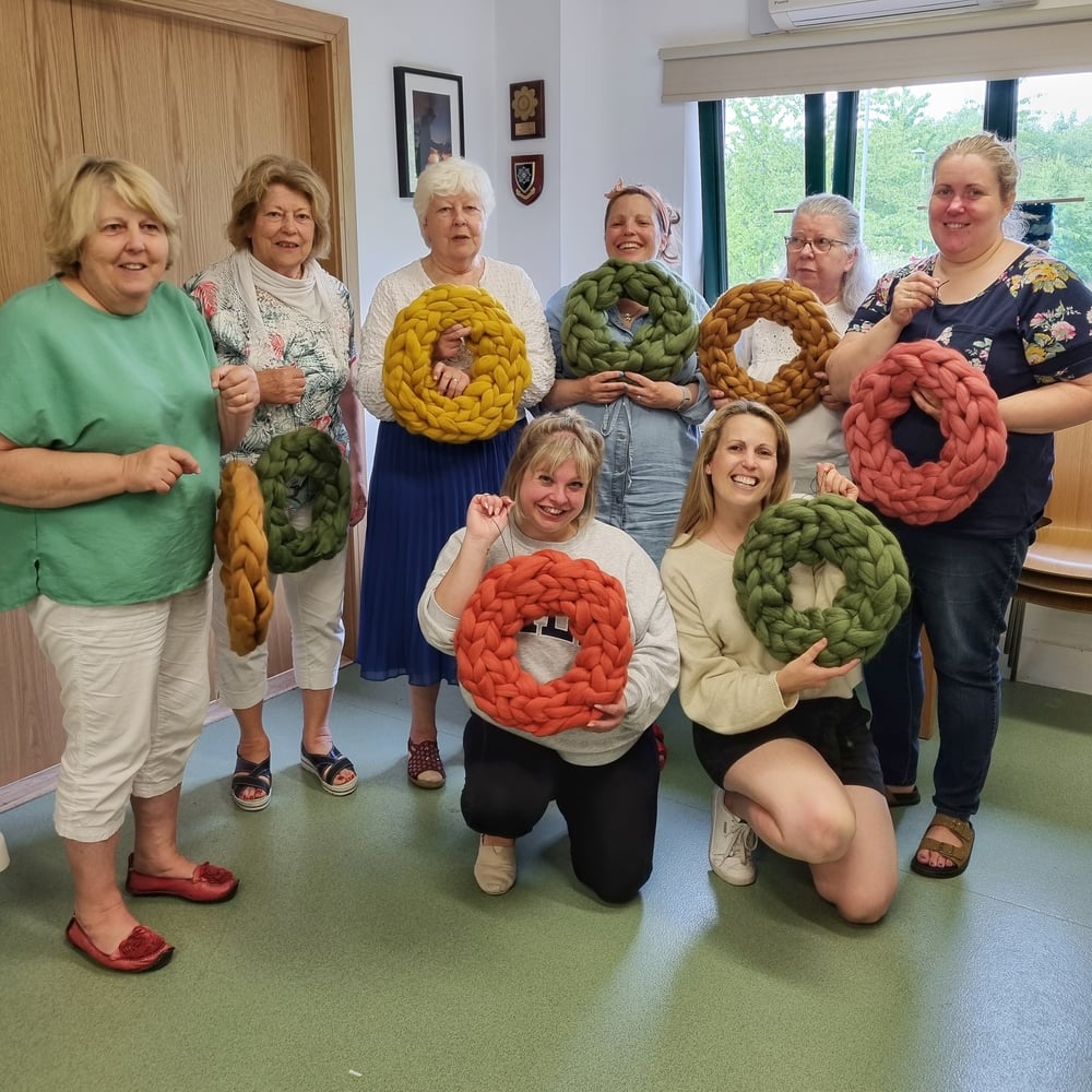 Image of Wreath knitting workshop