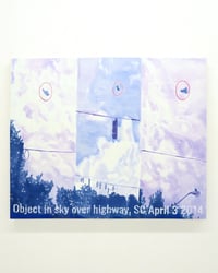 Clare Wigney 'Object sighted over highway'. Original artwork