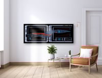 Image 1 of USS Enterprise 1701-D (Picard LCARS 2.0) Large Panel Print