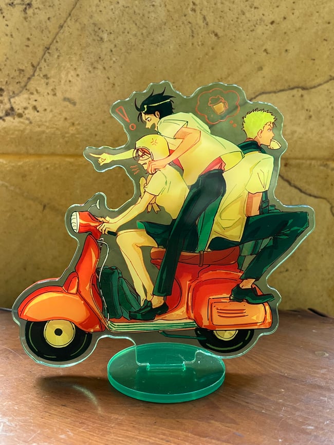 OG Trio Biking - Standee & Die-Cut Sticker