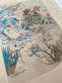 Image 4 of MTG Reassembling Skeleton card - pencil sketch