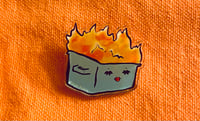 Image 1 of Sexy Dumpster Fire Acrylic Pin