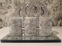 Image 1 of GREY MARBLE CC CANDLE SET 