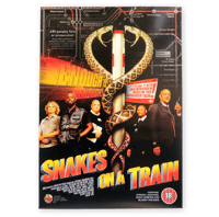 Snakes on a Train Poster