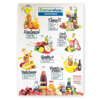 Cornershop Cocktails Poster