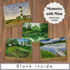 Memories with Mom Scenery Greeting Cards Set (Pack of 8)