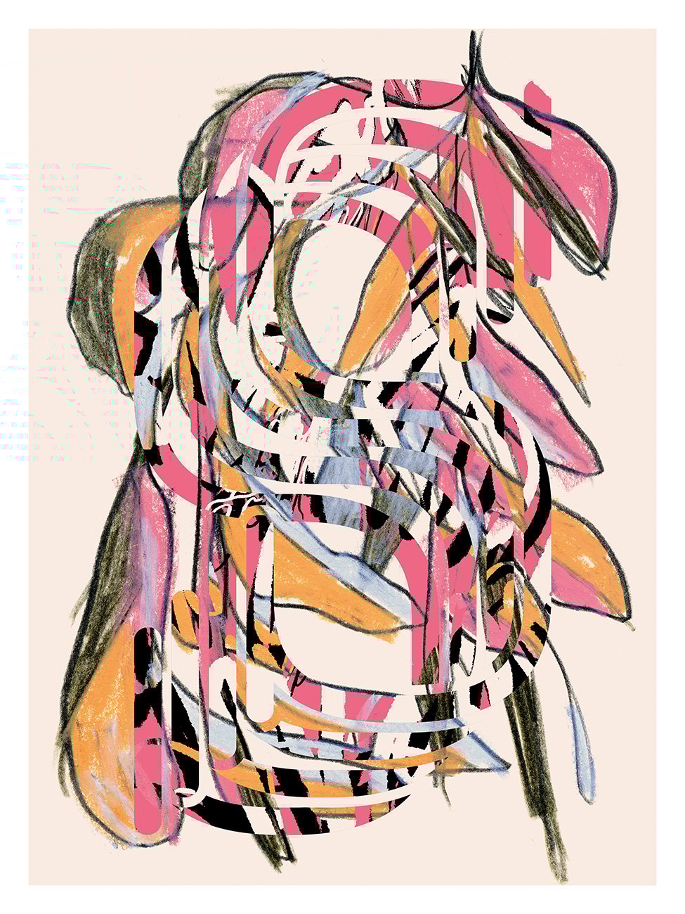 LETTER S – WHITE > 12 x 18 high-end print – numbered and signed – 3 sizes available 
