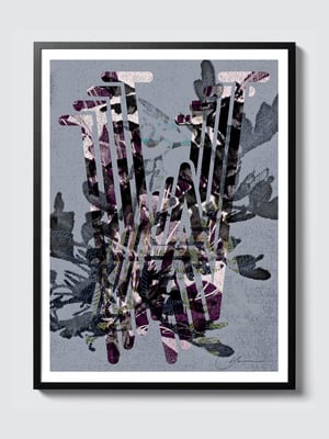 LETTER W – GREYISH > 12 x 18 high-end print – numbered and signed – 3 sizes available 