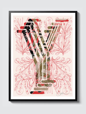 LETTER Y – WHITE > 12 x 18 high-end print – numbered and signed – 3 sizes available 