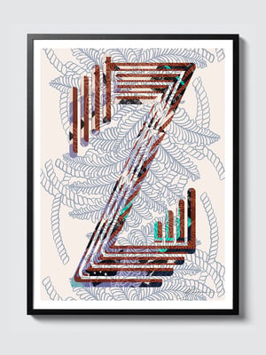 LETTER Z – WHITE > 12 x 18 high-end print – numbered and signed – 3 sizes available 