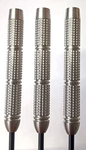 Image of Square Masters V1 Straight Barrel 90% Tungsten Darts 24 Grams LAST EVER SET