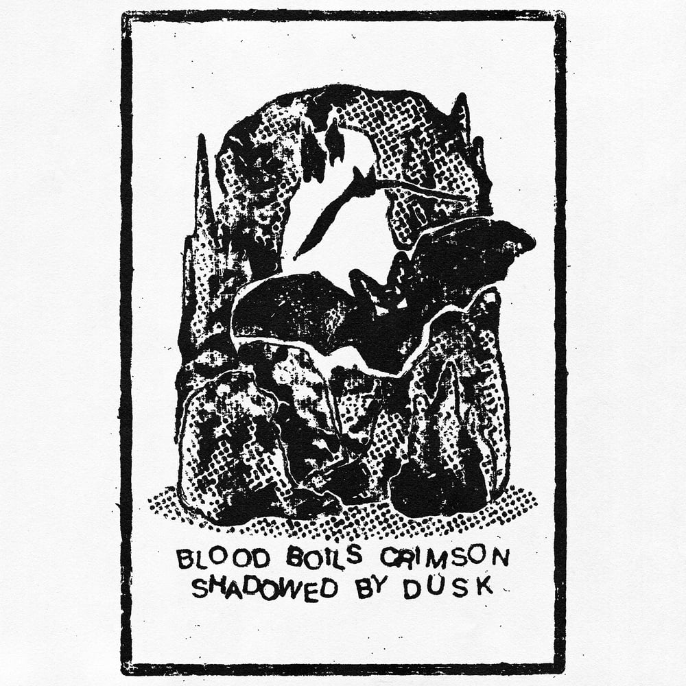 "Blood Boils Crimson Shadowed By Dusk" Print