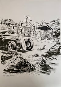 Image 1 of Geier Reach Sanitarium MTG Original inking