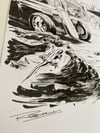Geier Reach Sanitarium MTG Original inking