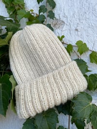 Image 1 of Naturally Dyed, Hand Knit Beanies