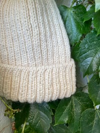 Image 2 of Naturally Dyed, Hand Knit Beanies