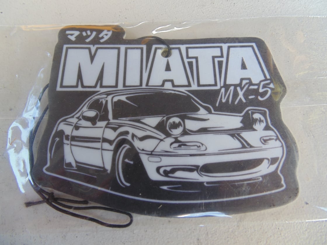 Image of Miata Air Freshener - MIATA shaped - Vanilla or New Car scent