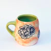 Stephanie KIM | "Orange Flower Mug"
