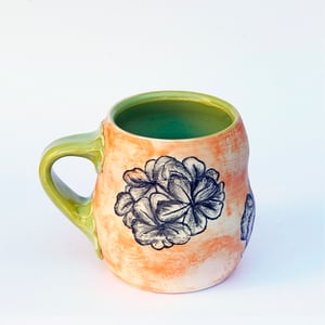 Image of Stephanie KIM | "Orange Flower Mug"
