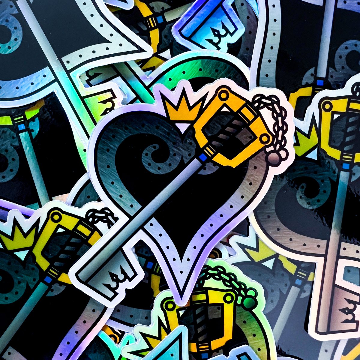 Image of Keyblade Holographic Sticker