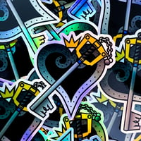 Image 2 of Keyblade Holographic Sticker