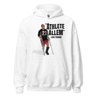 "Athlete ALLEM!" White Hoodie (SHIPPING INCLUDED!)