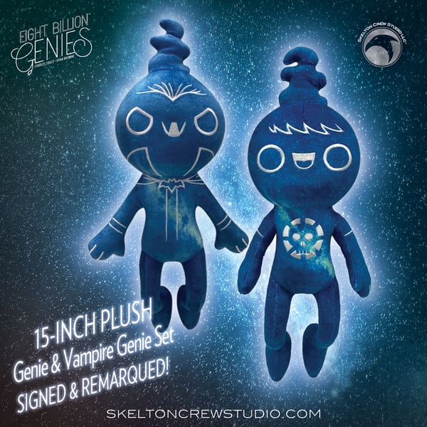 Image of Eight Billion Genies: Limited Edition Signed and Remarqued Genie Plush Set!