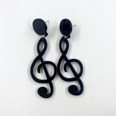 Image of Musical Note Earrings