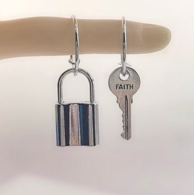 Image of Lock & Key Earrings