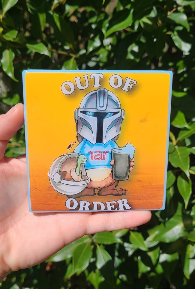 RAR Brewing "Blue Milk" Craft Coaster