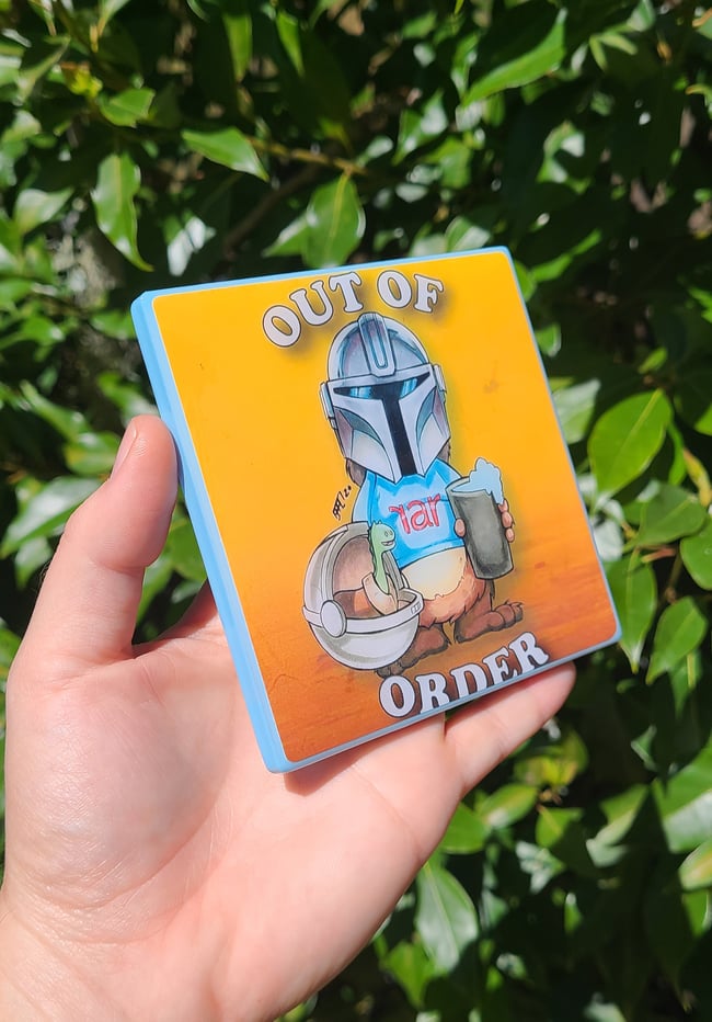 RAR Brewing "Blue Milk" Craft Coaster