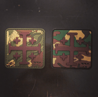 JERUSALEM CROSS PVC PATCH