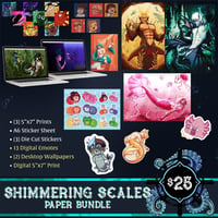 SHIMMERING SCALES - Paper Merch Only Bundle 