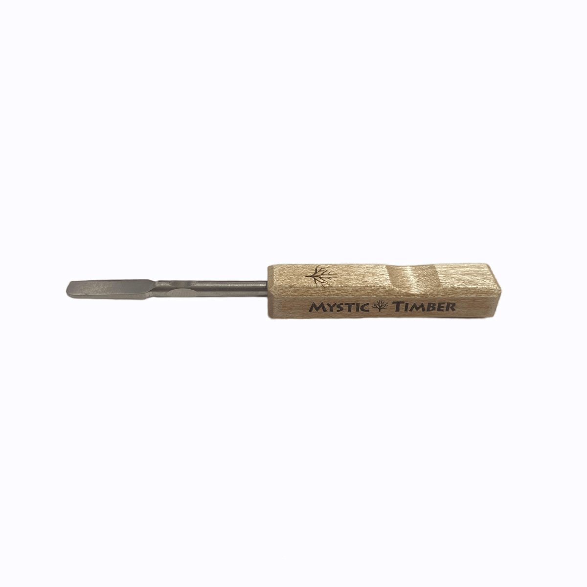 Image of Mystic Timber/PezBro Maple Dab Tool with Titanium Blade Style Tip