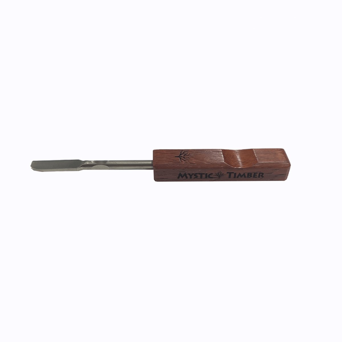 Image of Mystic Timber/PezBro Padauk Dab Tool with Titanium Blade Style Tip