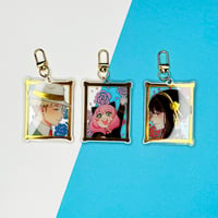 Image 1 of Spy x Family Gold Foil Charms