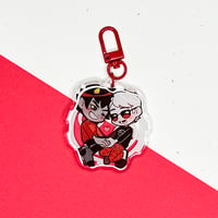 Image 1 of [UPDATED] Homestuck Ship Charms | Davekat & Rosemary