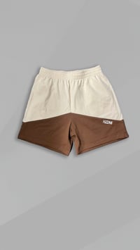 Image 2 of Beige + Brown Shorts
